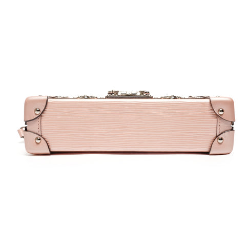 LOUIS VUITTON Epi Petite Malle Trunk Shoulder Bag pink WS27346