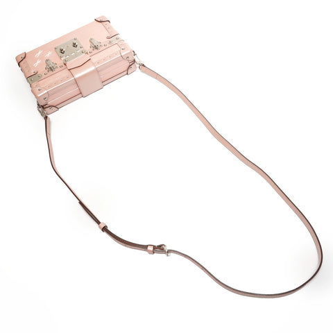 LOUIS VUITTON Epi Petite Malle Trunk Shoulder Bag pink WS27346