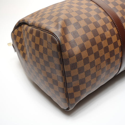 LOUIS VUITTON Keepall 50 Damier Ebene 2006 Boston bag Brown WS27347