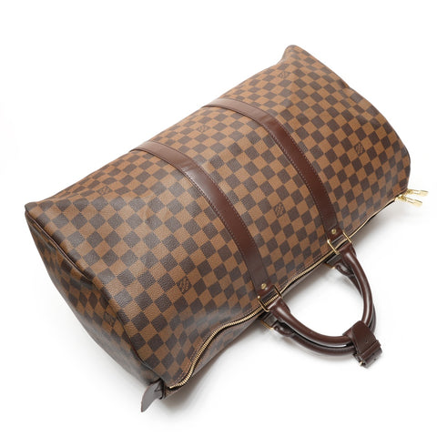 LOUIS VUITTON Keepall 50 Damier Ebene 2006 Boston bag Brown WS27347