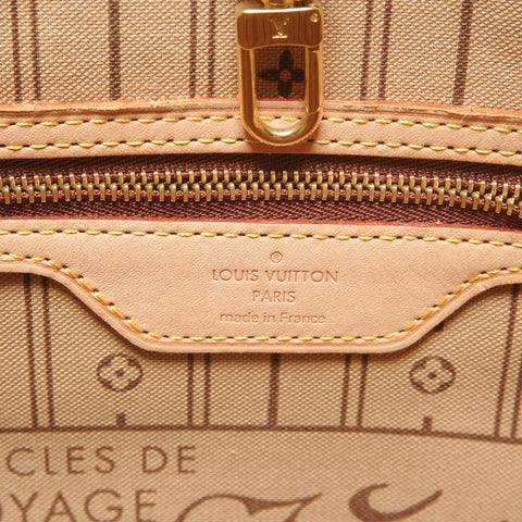 LOUIS VUITTON Neverfull MM Monogram 2007 Shoulder Bag Brown WS27348