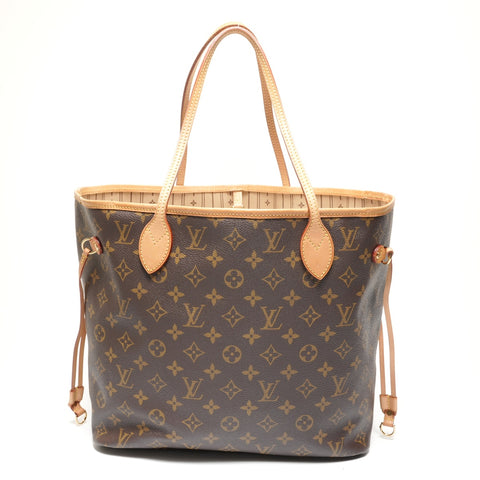 LOUIS VUITTON Neverfull MM Monogram 2007 Shoulder Bag Brown WS27348
