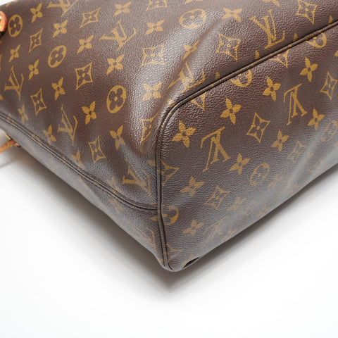 LOUIS VUITTON Neverfull MM Monogram 2007 Shoulder Bag Brown WS27348