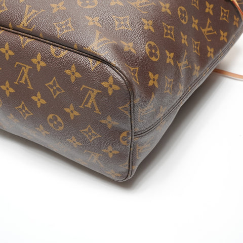 LOUIS VUITTON Neverfull MM Monogram 2007 Shoulder Bag Brown WS27348