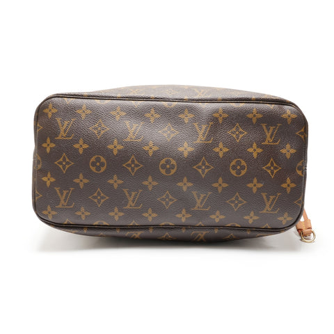 LOUIS VUITTON Neverfull MM Monogram 2007 Shoulder Bag Brown WS27348