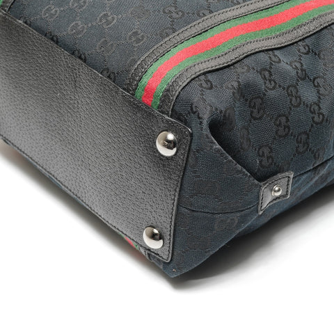 GUCCI GG Canvas Sherry Tote Bag black WS27349