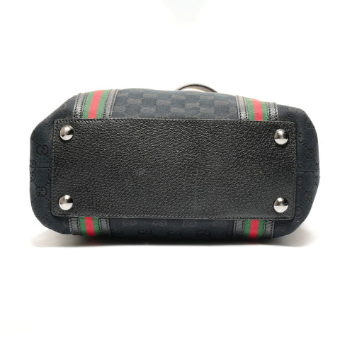 GUCCI GG Canvas Sherry Tote Bag black WS27349