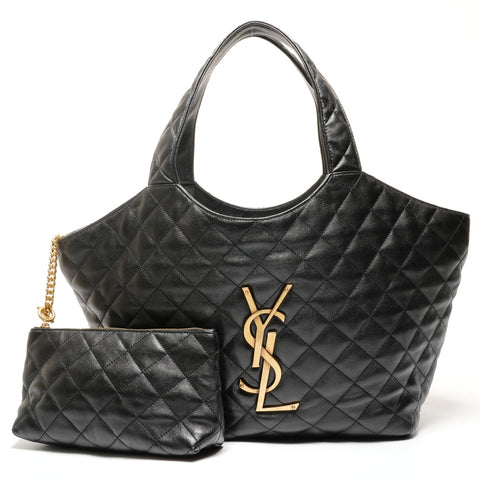 YVES SAINT LAURENT Ikar Maxi Shopping Tote Tote Bag black WS27351