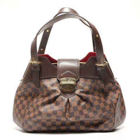 LOUIS VUITTON Damier Sistine GM N41540 made in 2009 Shoulder Bag Brown WS27352
