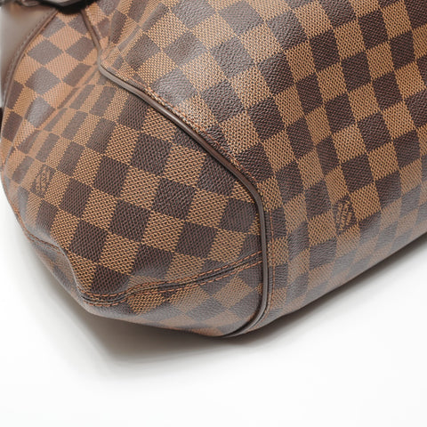 LOUIS VUITTON Damier Sistine GM N41540 made in 2009 Shoulder Bag Brown WS27352