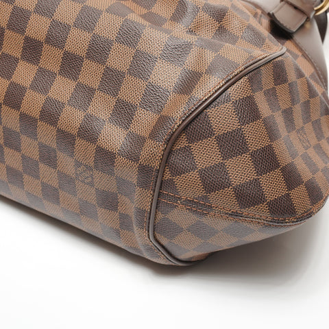 LOUIS VUITTON Damier Sistine GM N41540 made in 2009 Shoulder Bag Brown WS27352