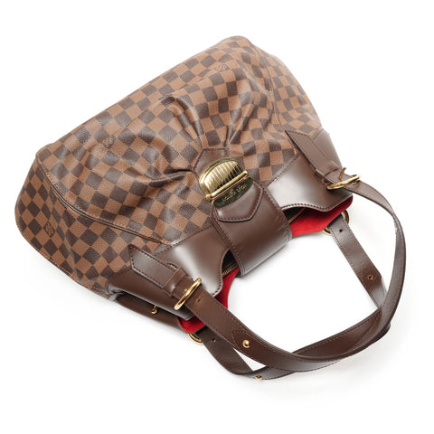 LOUIS VUITTON Damier Sistine GM N41540 made in 2009 Shoulder Bag Brown WS27352