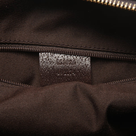 GUCCI GG Canvas Handbag Bowling Bag Boston bag beige WS27353