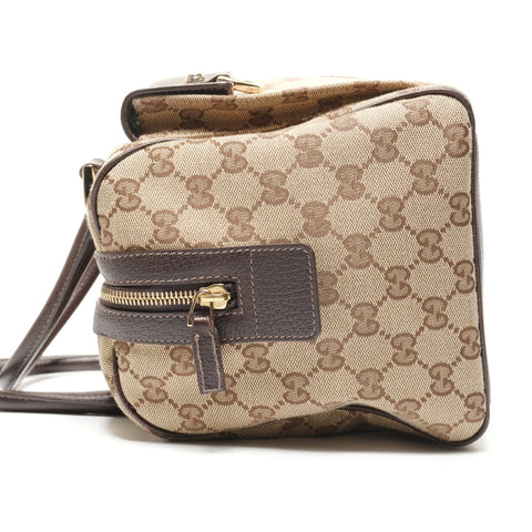 GUCCI GG Canvas Handbag Bowling Bag Boston bag beige WS27353