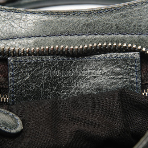 BALENCIAGA City 2way Giant Shoulder Bag blue WS27354