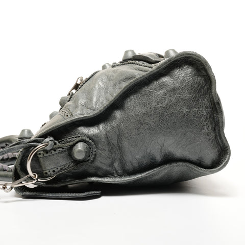 BALENCIAGA City 2way Giant Shoulder Bag blue WS27354