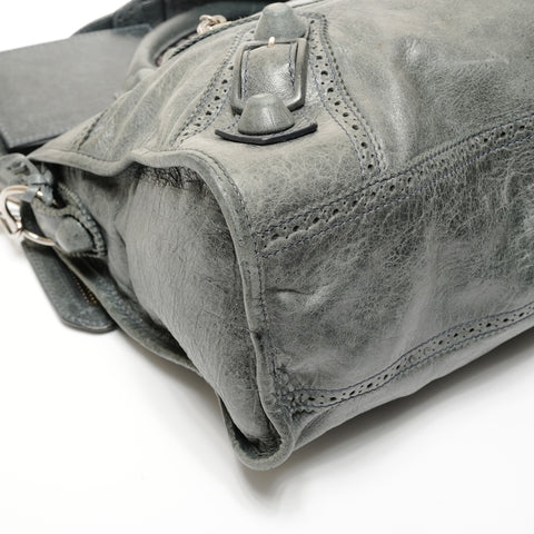 BALENCIAGA City 2way Giant Shoulder Bag blue WS27354