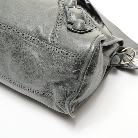 BALENCIAGA City 2way Giant Shoulder Bag blue WS27354