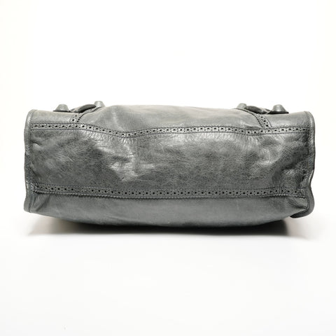 BALENCIAGA City 2way Giant Shoulder Bag blue WS27354