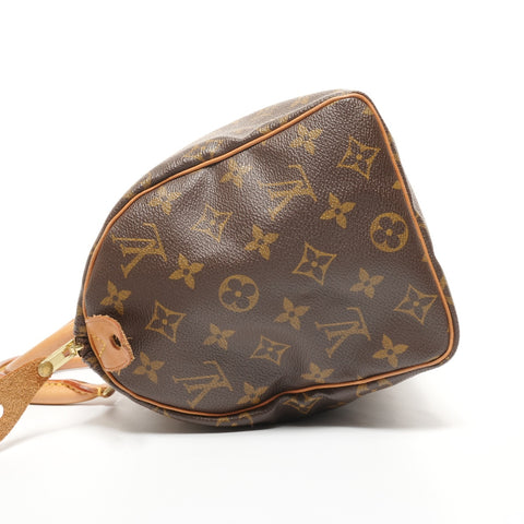 LOUIS VUITTON 2001 Speedy 25 Monogram Handbag Brown WS27356