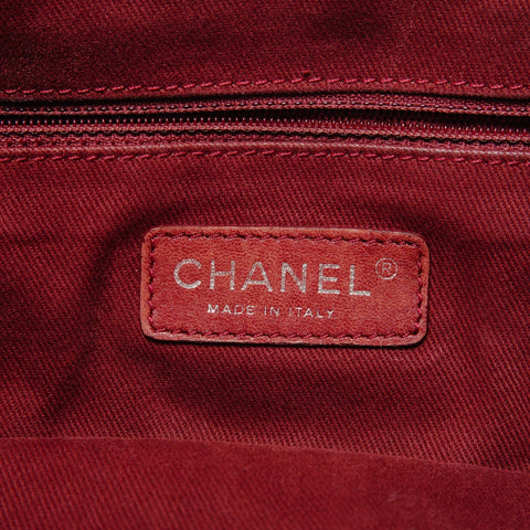 CHANEL One Belt Leather Chain Flap 13 Series 2009-2010 Shoulder Bag black WS27358