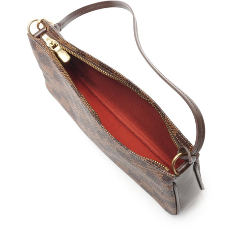 LOUIS VUITTON Damier Navona Accessory Pouch N51983 Handbag Brown WS27359