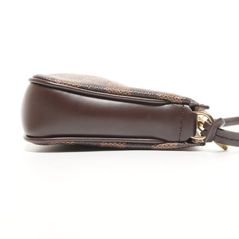 LOUIS VUITTON Damier Navona Accessory Pouch N51983 Handbag Brown WS27359