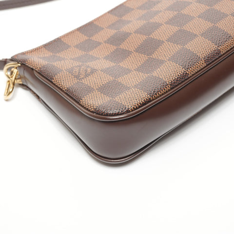 LOUIS VUITTON Damier Navona Accessory Pouch N51983 Handbag Brown WS27359