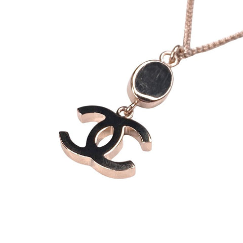 Chanel Coco Mark Collier de pierre colorée en ramine Gold WS2736
