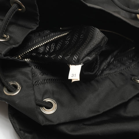 PRADA Nylon Backpack  Daypack black WS27360