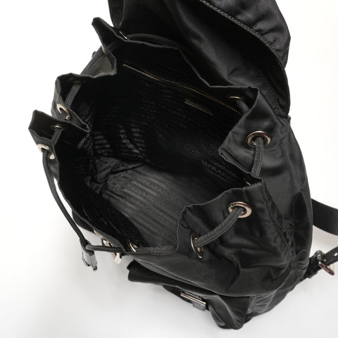 PRADA Nylon Backpack  Daypack black WS27360