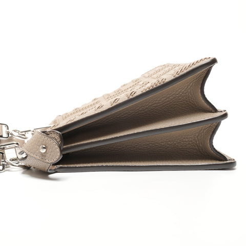 FENDI Peekaboo Selleria Logo Iseeu Small Leather 2-Way Bag Shoulder Bag Brown WS27363