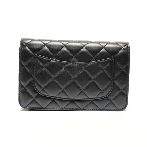CHANEL Classic Chain Wallet Matelasse Lambskin 29 Series 2019 Shoulder Bag black WS27364