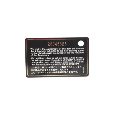 CHANEL Classic Chain Wallet Matelasse Caviar Skin 28 Series 2019 Shoulder Bag black WS27365