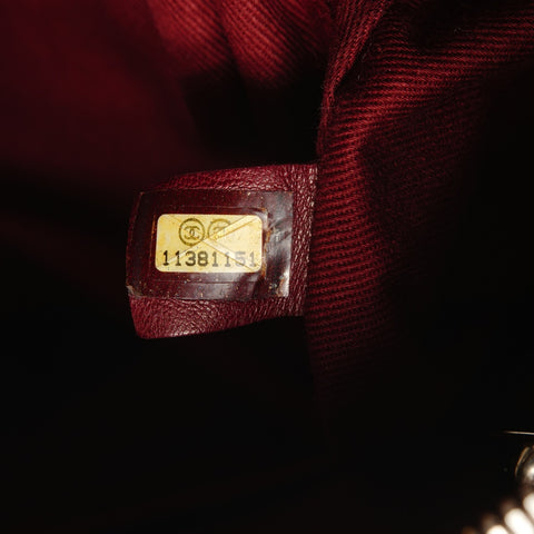 CHANEL Cambon Line Metallic Chain 2006-2008 No. 11 Shoulder Bag gold WS27366