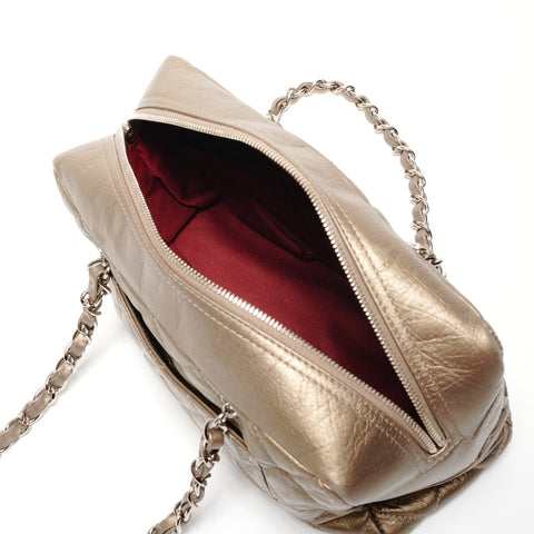 CHANEL Cambon Line Metallic Chain 2006-2008 No. 11 Shoulder Bag gold WS27366