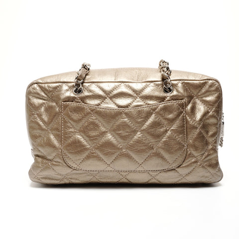 CHANEL Cambon Line Metallic Chain 2006-2008 No. 11 Shoulder Bag gold WS27366