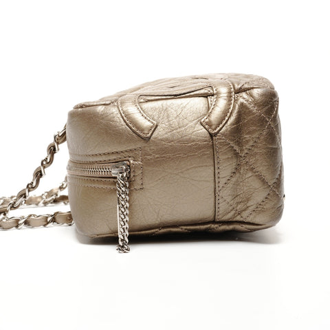 CHANEL Cambon Line Metallic Chain 2006-2008 No. 11 Shoulder Bag gold WS27366
