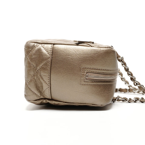 CHANEL Cambon Line Metallic Chain 2006-2008 No. 11 Shoulder Bag gold WS27366