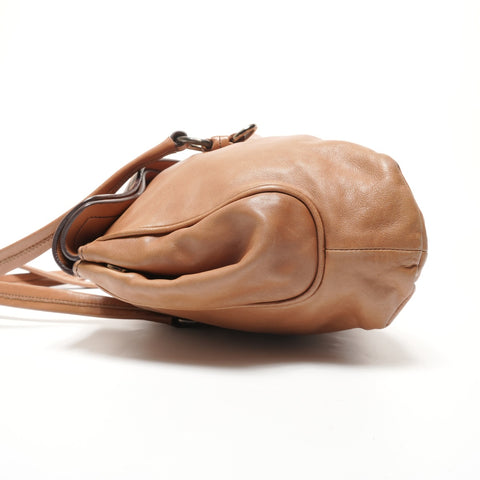 PRADA leather Shoulder Bag Brown WS27367