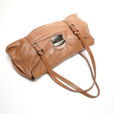 PRADA leather Shoulder Bag Brown WS27367