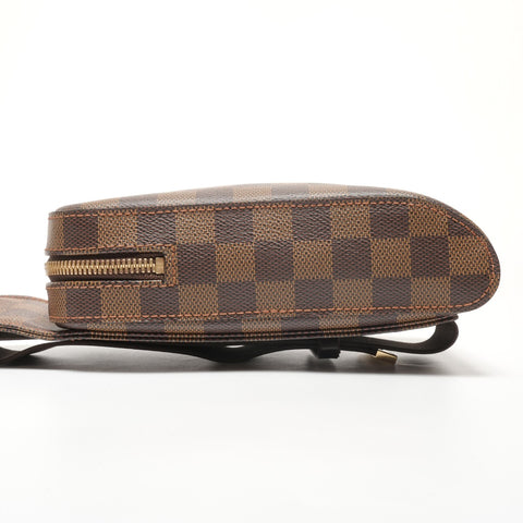 LOUIS VUITTON Damier Geronimos N51994 made in 2005 Shoulder Bag Brown WS27368