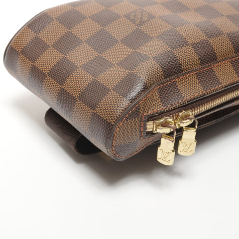 LOUIS VUITTON Damier Geronimos N51994 made in 2005 Shoulder Bag Brown WS27368