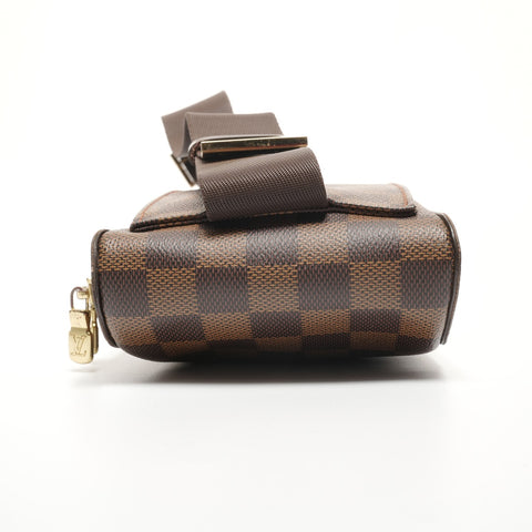 LOUIS VUITTON Damier Geronimos N51994 made in 2005 Shoulder Bag Brown WS27368