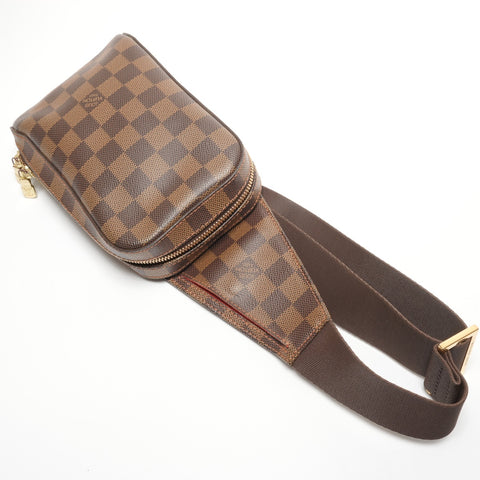 LOUIS VUITTON Damier Geronimos N51994 made in 2005 Shoulder Bag Brown WS27368
