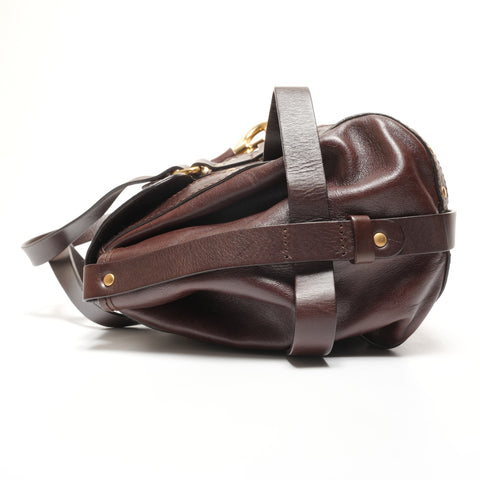 Chloe Kerala leather Boston bag Handbag Brown WS27369