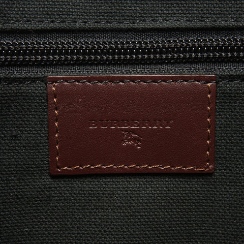 BURBERRY Novacheck PVC Boston bag beige WS27371