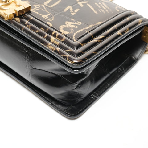 CHANEL Boy Chanel 25 Graffiti 28 series 2019 Shoulder Bag black WS27373