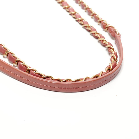 CHANEL Matelasse Chain Daily Companion 25 Series 2018 Shoulder Bag pink WS27377