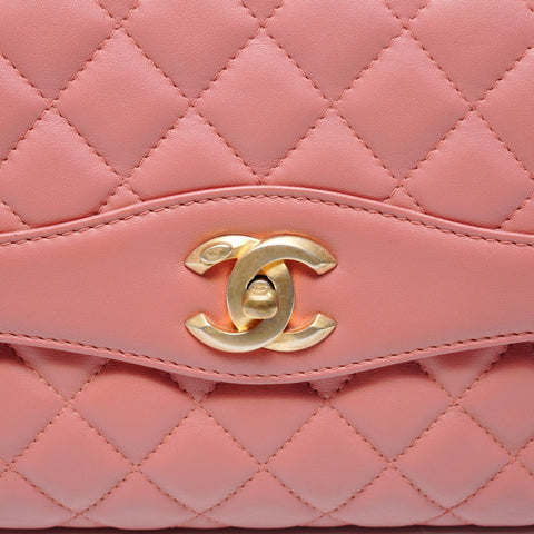 CHANEL Matelasse Chain Daily Companion 25 Series 2018 Shoulder Bag pink WS27377